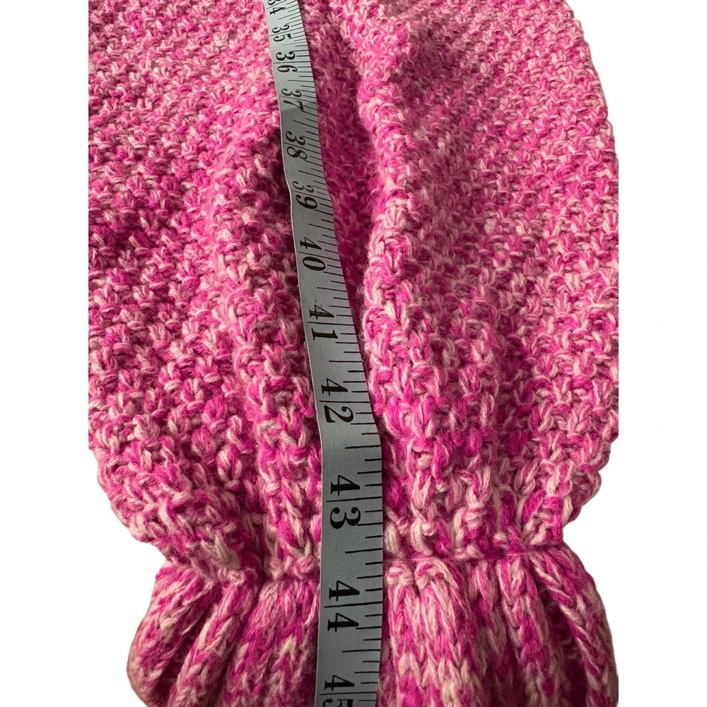 FYHAP‎ Mermaid Tail Blanket Pink Knit Cozy Soft Blanket 44